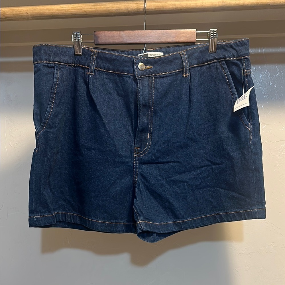 Women's Dark Blue Jean Shorts